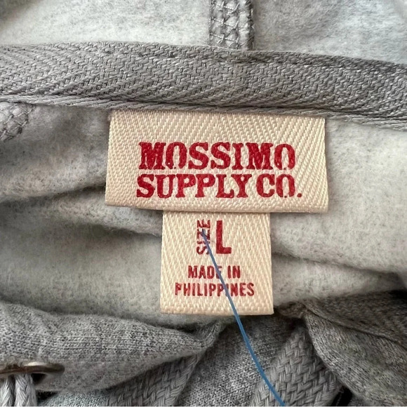 Mossimo NWT Gray Heart Key Printed Zip Hoodie - Picture 7 of 8